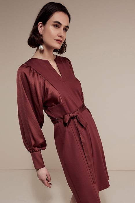 DRESS PUNTO MILANO PURPLE 3