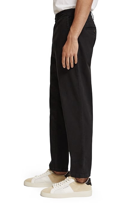 DRIFT- GARMENT-DYED STRETCH COTTON TWILL CHINO BLACK 5