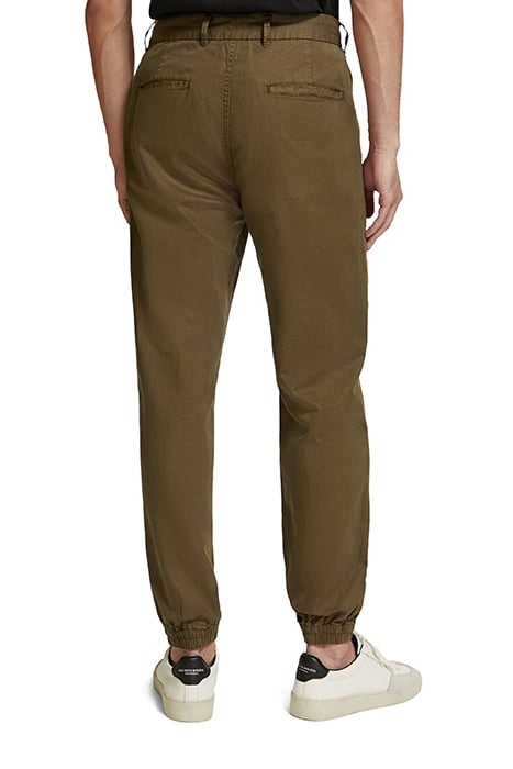 SEASONAL - RELAXED FIT GARMENT-DYED LINEN-BLEND CHINO JOGGER 2