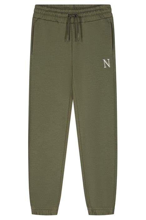 TRIANGLE SWEATPANTS ARMY GREEN 1