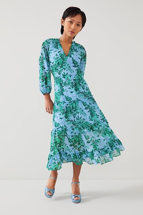 DR ELEANOR PETITE DRESS BLUE 2