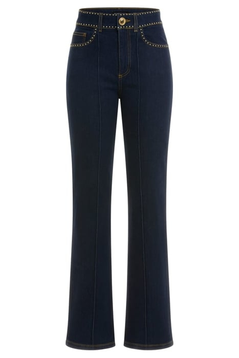 LUCY STUDS DENIM STRAIGHT RINSE 4