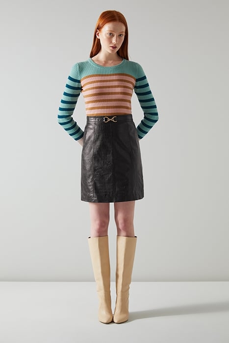 SK AUBREE LEATHER BLACK 1