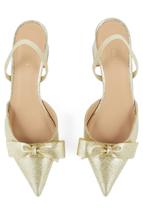 OC CADENCE BOW SLINGBACK GOLD 3