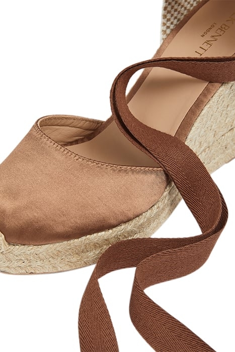 CS ESMERELDA WEDGE SANDAL LIGHT BROWN 4