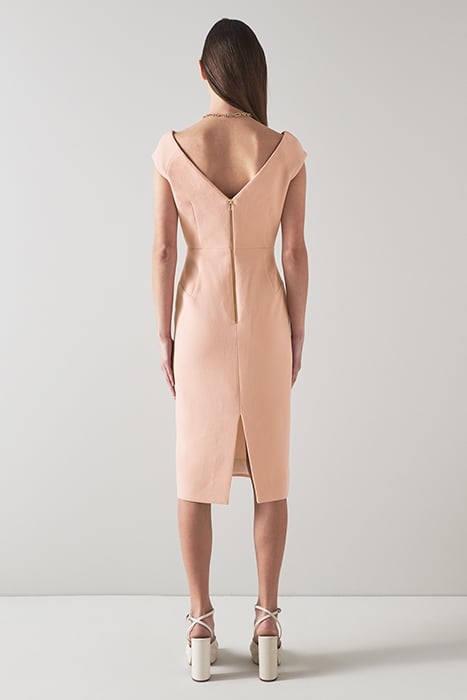 DR EDEN - V NECK OFF SHOU LIGHT PINK 2