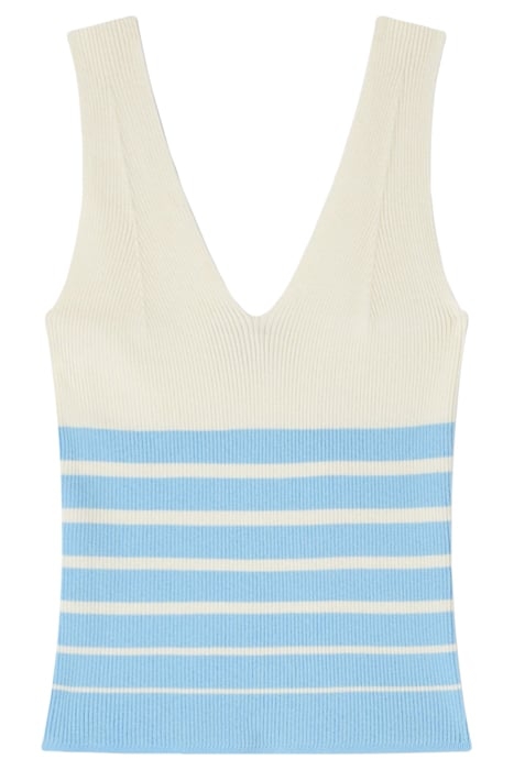 TK AZUL - RIB STRIPE KNIT MULTI 4