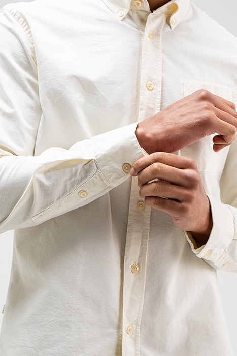 AIDAN COTTON OXFORD SHIRT TITAN WHITE 5