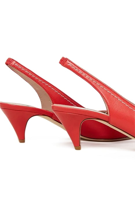 HIEDI STITCH SLINGBACK RED 2