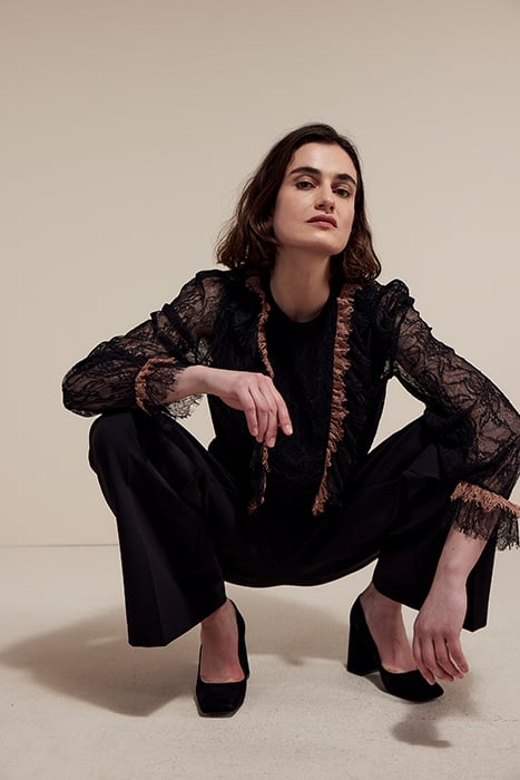 JERSEY TOP COLORCOMBO LACE MIX BLACK 4