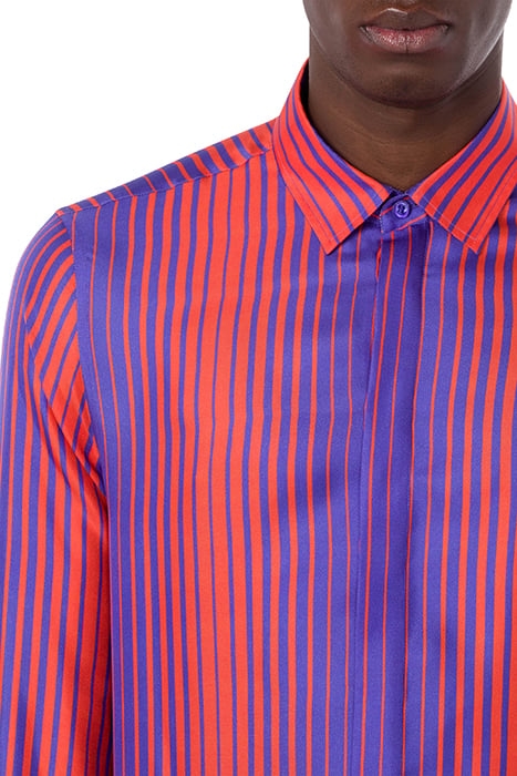 DEGRADÉ STRIPES TWILL SHIRT BLUE 4