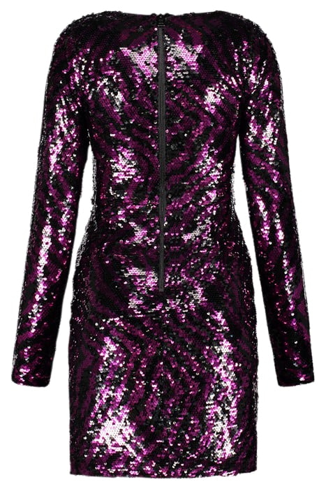 JASMINE ZEBRA DRESS MAGENTA 3