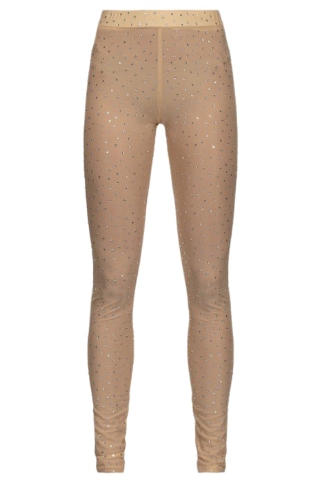 GINSENG 2 LEGGING CHARMEUSE FULL STRASS MATT ALMOND 1