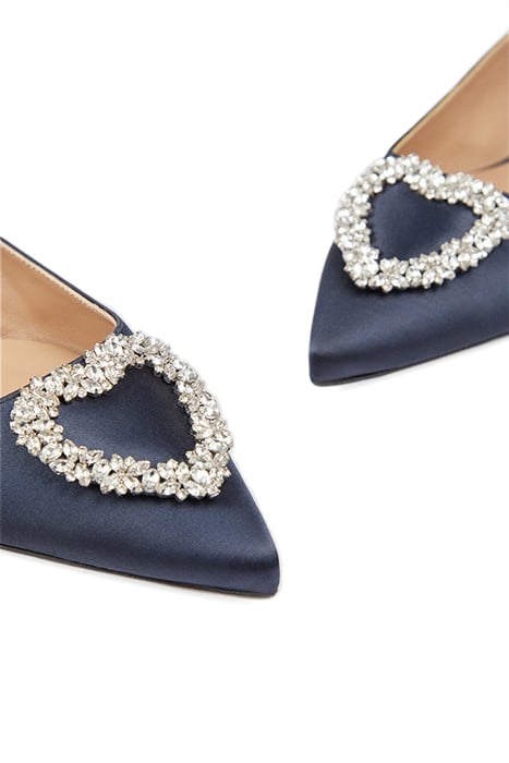 LUANA CRYSTAL SANDAL NAVY 4