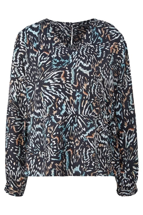 COMMA BLOUSES GREY/BLACK 4