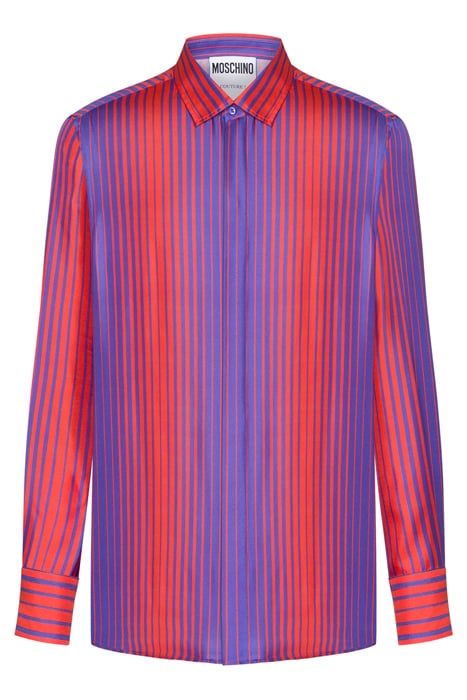 DEGRADÉ STRIPES TWILL SHIRT BLUE 3