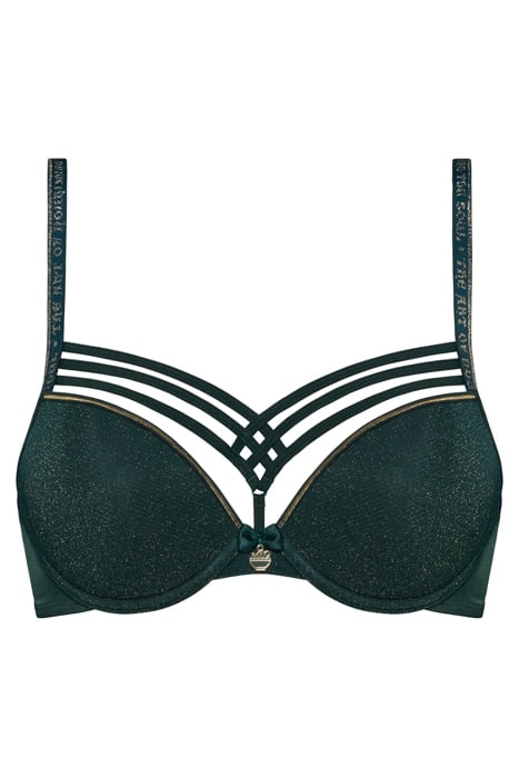 DAME DE PARIS PINE GREEN AND GOLD LUREX 3