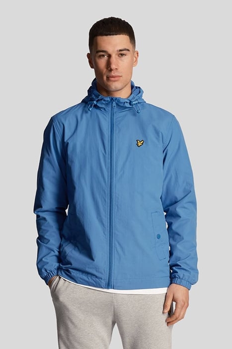 ZIP THROUGH HOODED JACKET SPRING BLUE 1