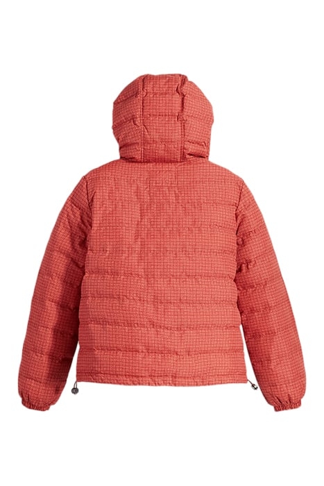EDIE PUFFER JACKET IN CORAL 4