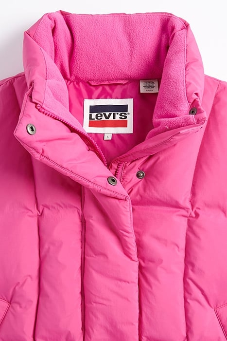 PILLOW PUFFER GILET IN PINK 7