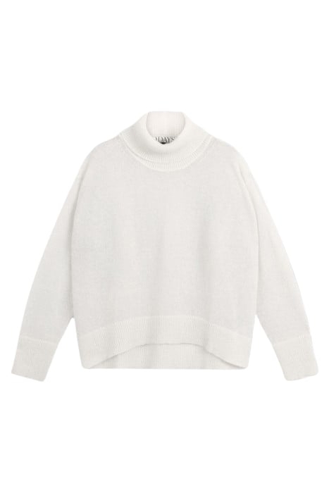 TURTLENECK SWEATER KNIT SPARKLE ECRU 4