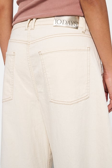 HORSE RIDING TWILL PANTS ECRU 6