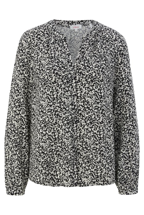 S.OLIVER BLOUSES GREY/BLACK 4