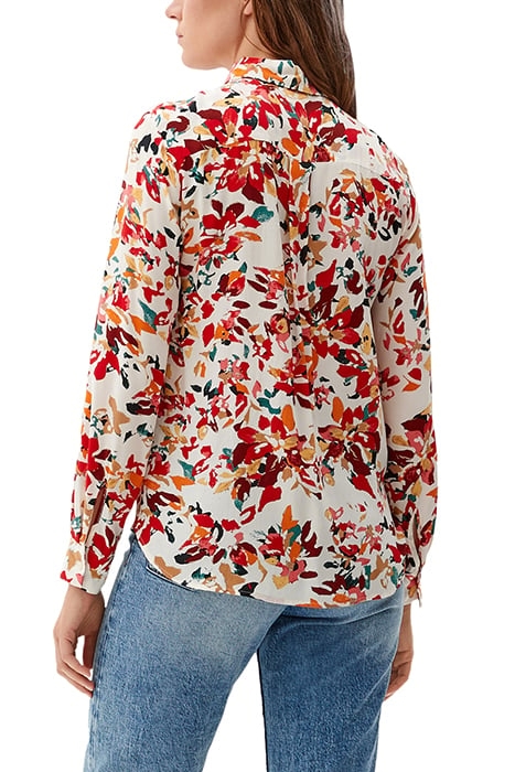 S.OLIVER BLOUSES ALLOVER PRINT RED 2