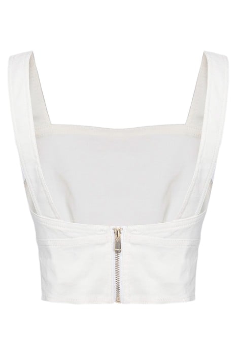 ROTTOFRENO TOP LINO STRETCH CLOUD WHITE 4