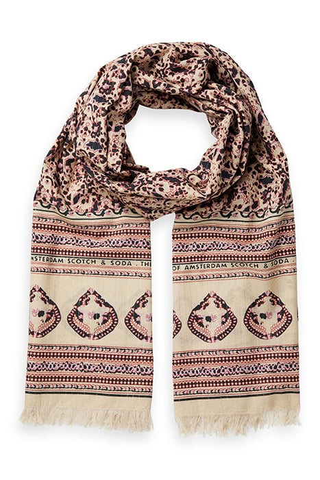 SWIM CAPSULE - SARONG WITH PRINT BLOCK FLORAL 1