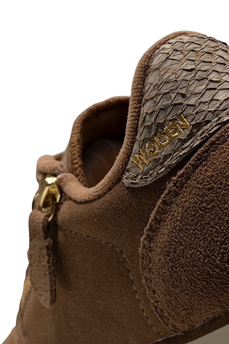 YDUN SUEDE ZIPPER LATTE 8