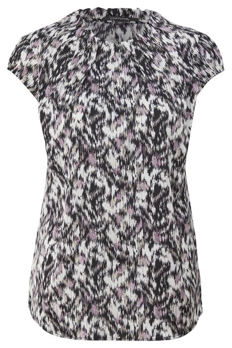 COMMA BLOUSES GREY/BLACK 4