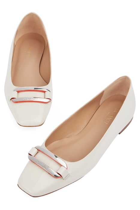 CAYDEN SQUARE BALLERINA SHOES CREAM 2