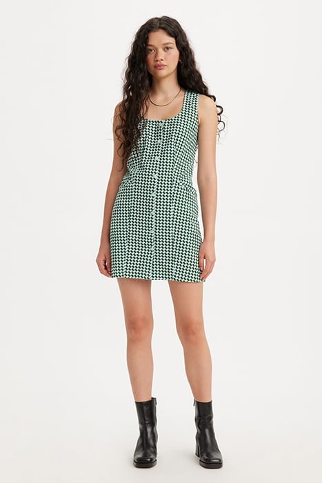 FRANKIE MINI DRESSE GREEN 1