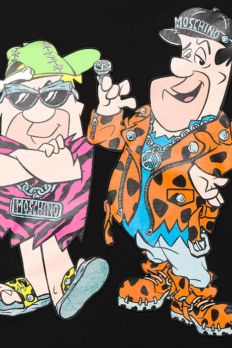 MOSCHINO X THE FLINTSTONES™ T-SHIRT BLACK 4