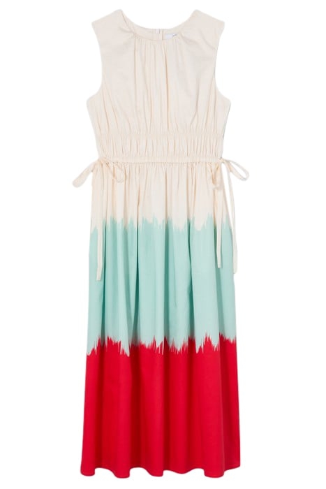 VIOLA DIP MIDI DRESS NEUTRAL 3