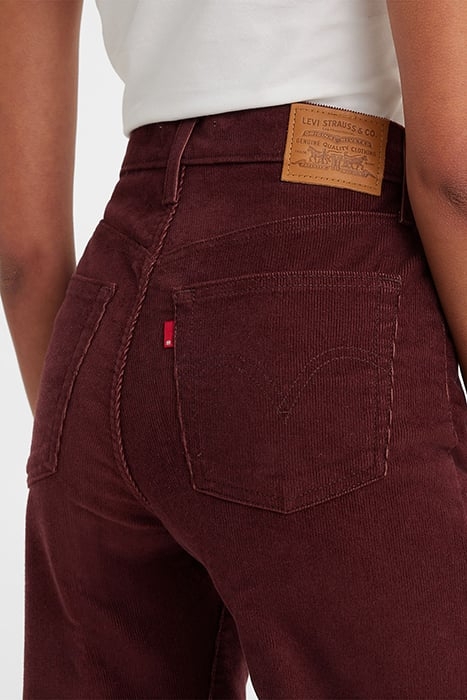 RIBCAGE STRAIGHT JEANS RED 7