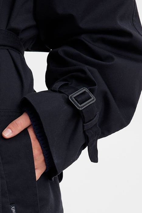 SLACKER TRENCH COAT BLACK 5
