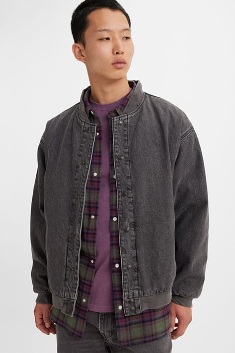 CHESTNUT BOMBER JACKET GREY 3