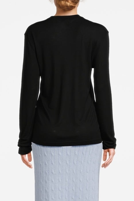 LOUNGE LONGSLEEVE TEE BLACK 2