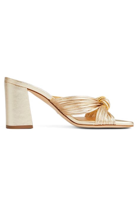 COLETTA MULTISTRAP MULE GOLD 1