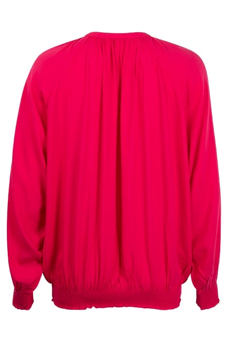 BLOUSE LIMA SOLID MAGENTA ROSE 2