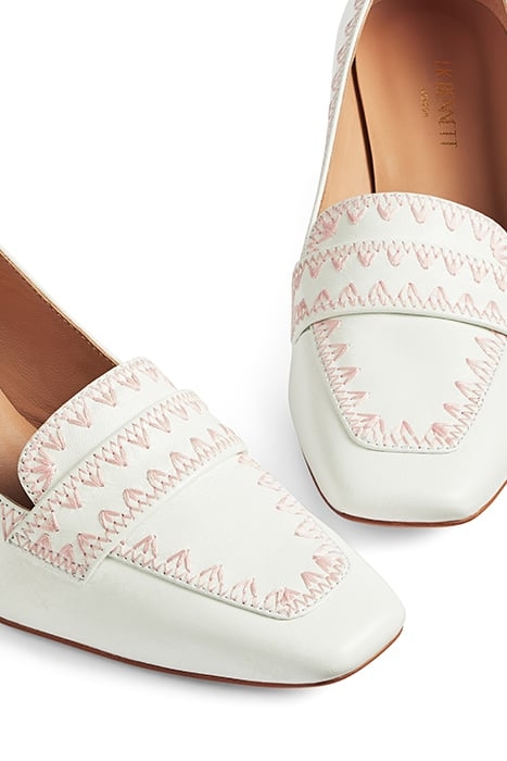 HOLDEN WHIPSTITCH PUMP OFF WHITE 4