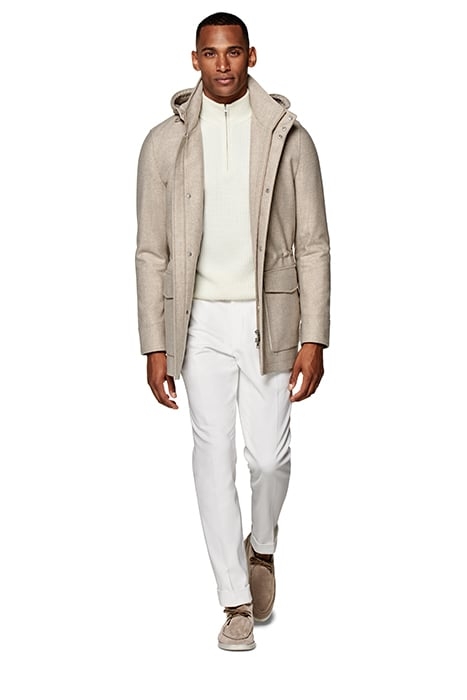 LIGHT BROWN PADDED PARKA 3