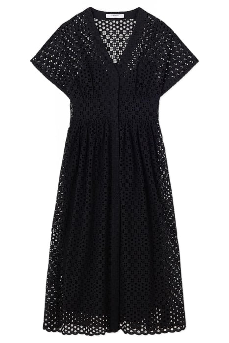 VIVIENNE BLACK MIDI DRESS BLACK 2