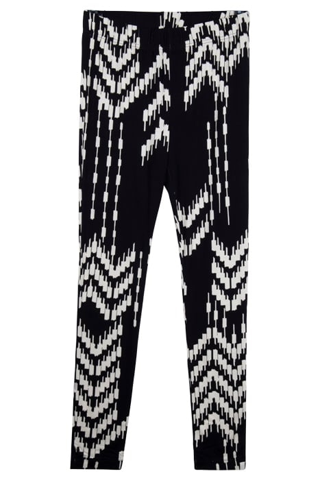 BASIC LEGGINGS PRINT BLACK WITH OFFBEAT PRINT 1