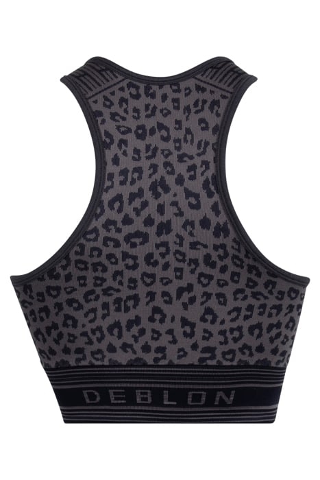 JOY SEAMLESS TOP BLACK/GREY 2