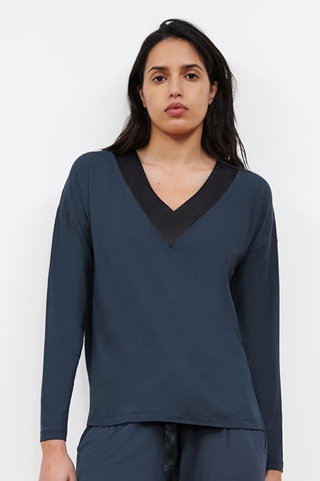 NW TOP TSHIRT LS SAILING BLUE 1