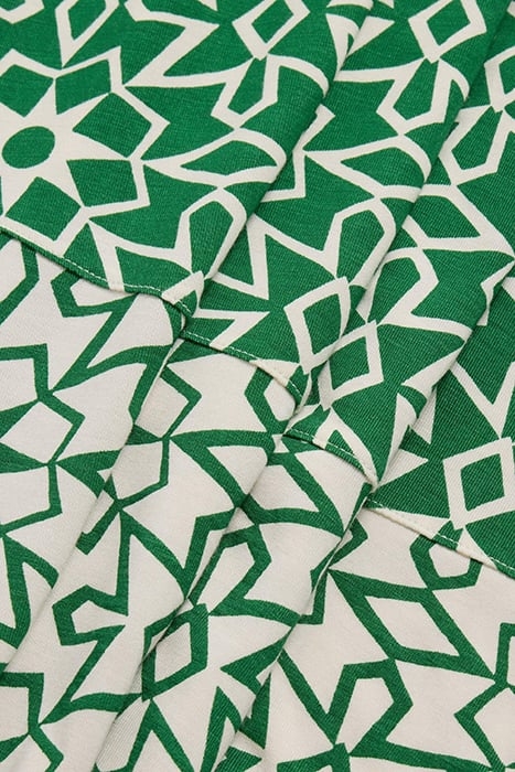 JADA ECO VERO MAXI SKIRT GREEN PRINTED 4