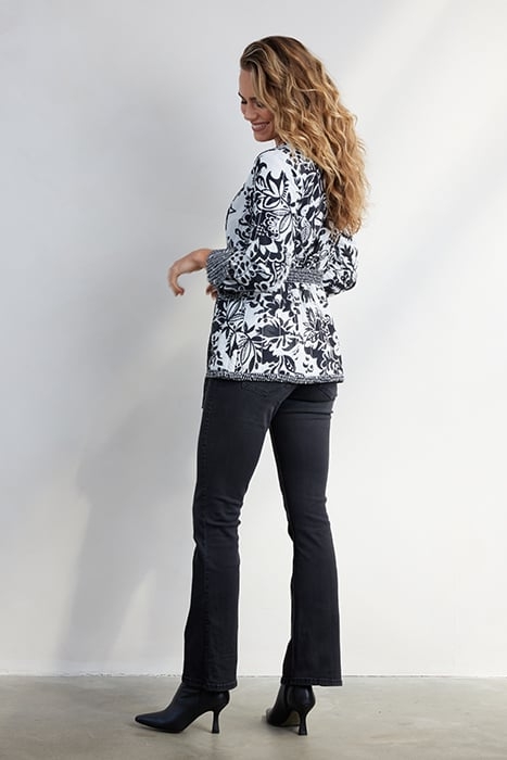 REVERSIBLE BLAZER CENTREPIECE BLACK WITH OFFWHITE CENTREPIEC 3